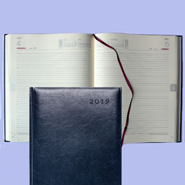 A4 OR QUARTO WEEK TO VIEW OR DAY A PAGE DIARY WITH TIMES. 2020 LUXURY PADDED A5 